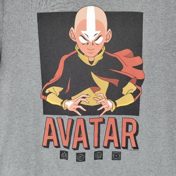 Old Navy Avatar The Last Airbender Crewneck Short Sleeve T-Shirt Large Men Gray - Picture 2 of 9